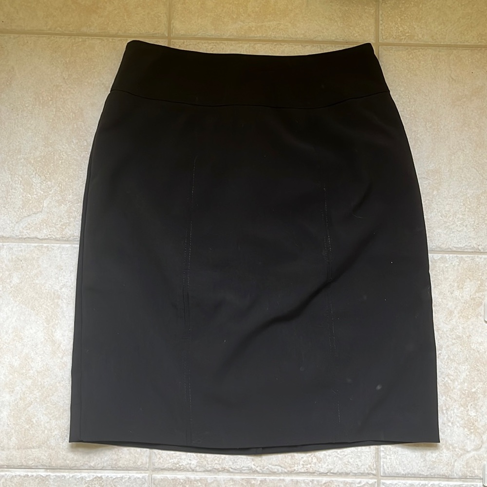 Black pencil skirt